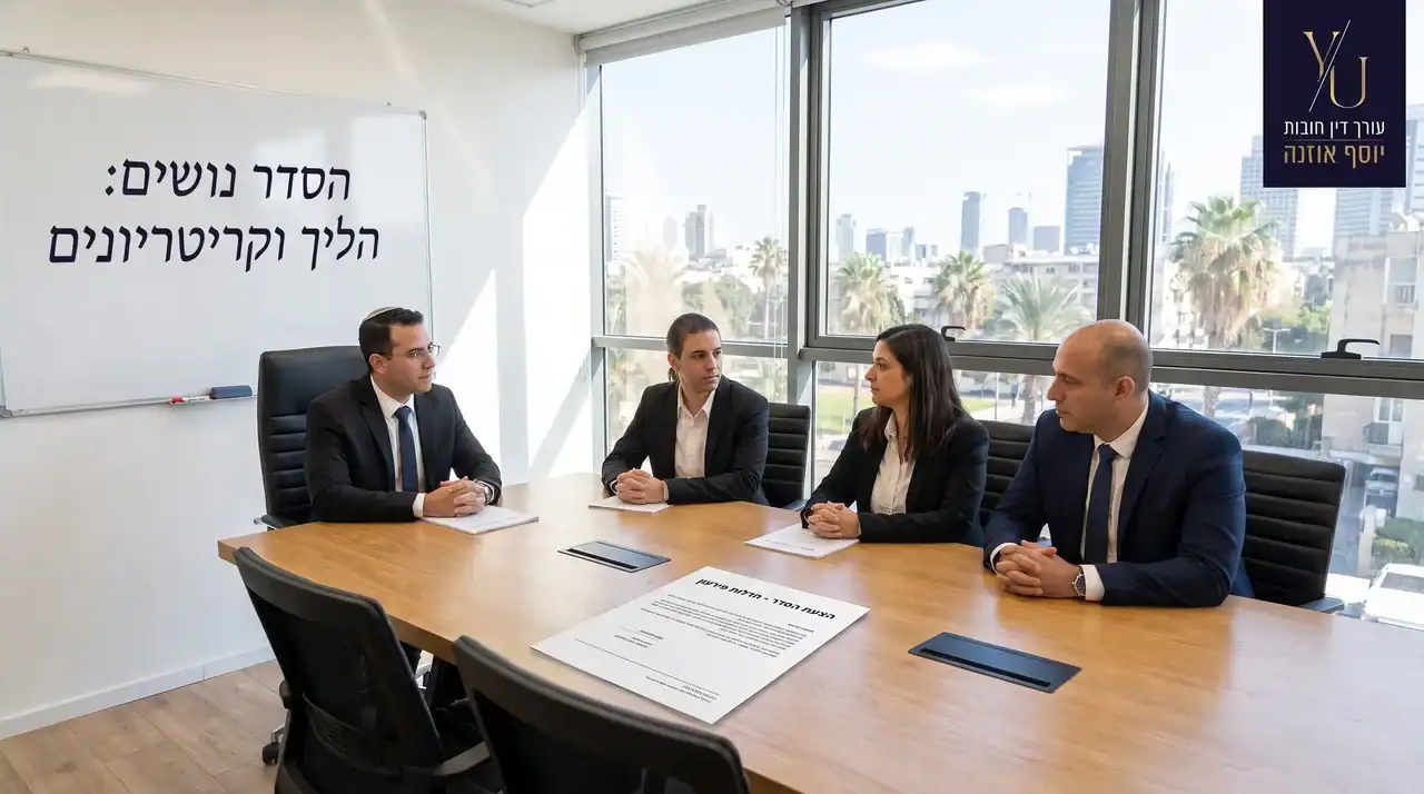 הסדר נושים בהליך חדלות פירעון: איך זה עובד ומתי כדאי לבחור בו